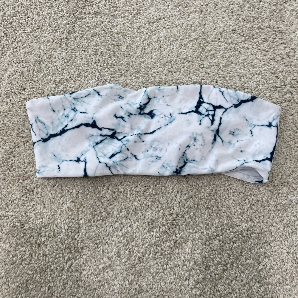 Marble Bikini Top